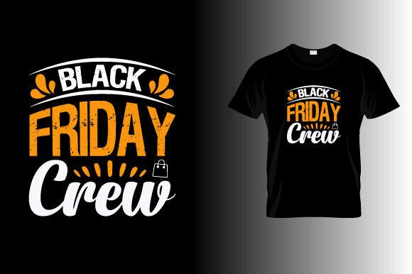 Black Friday Crew SVG Design for Crafts