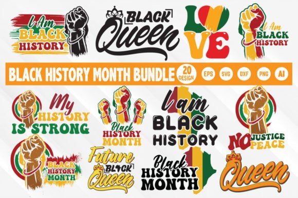 Black History Month Design Bundle: Crafts & Branding