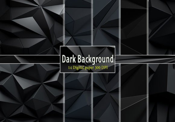 Black Polygon Texture: Bold Backgrounds