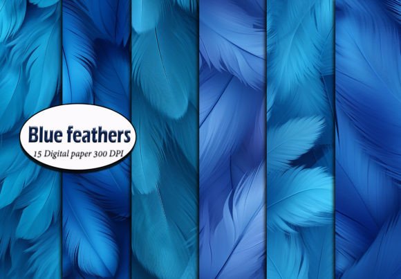 Blue Feathers Background: Editorial Design Review