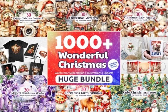 Christmas Sublimation Huge Bundle Review for Crafters