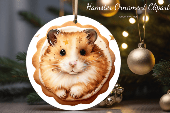 Hamster Ornament Clipart for Crafts