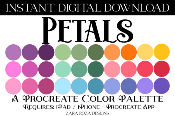 Petals Procreate Palette: Essential Add-Ons
