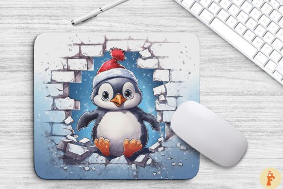 Review: 3D Xmas Penguin Peeps out Broken Wall