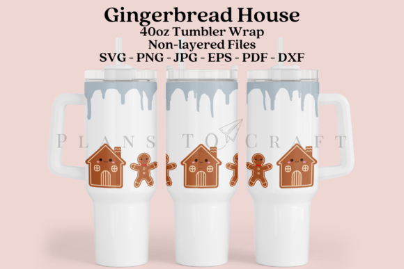 Reviewing the Gingerbread House 40oz Tumbler Wrap SVG