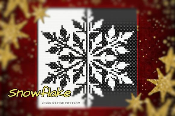 Snowflake Cross Stitch Patterns for Branding