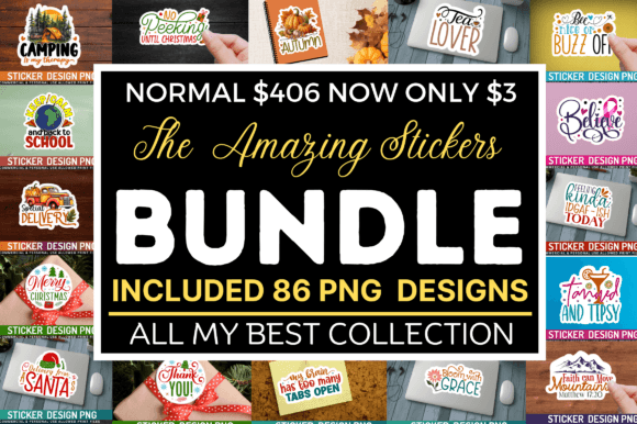 The Amazing Stickers Big Bundle for Crafts